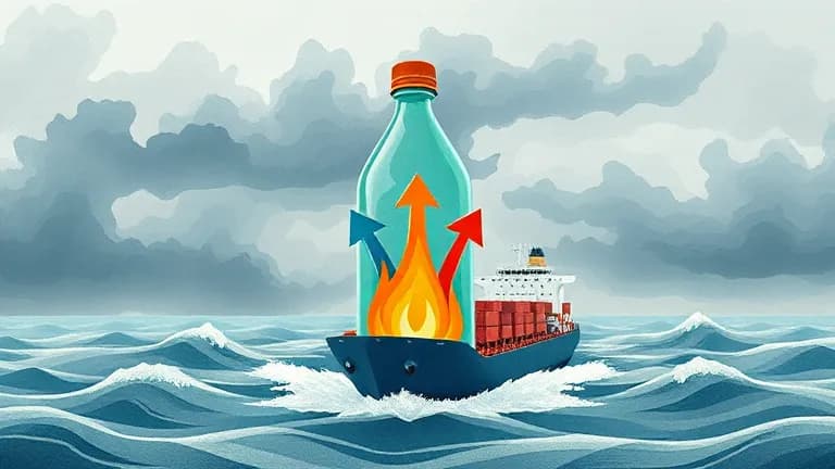 中東局勢導致油價飆升，塑膠成本恐跟進