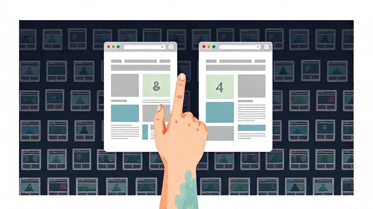 Google 測過了，Chrome AI 幫你並排看網頁，結果給我並排兩個廣告頁，還問我哪個比較像真的