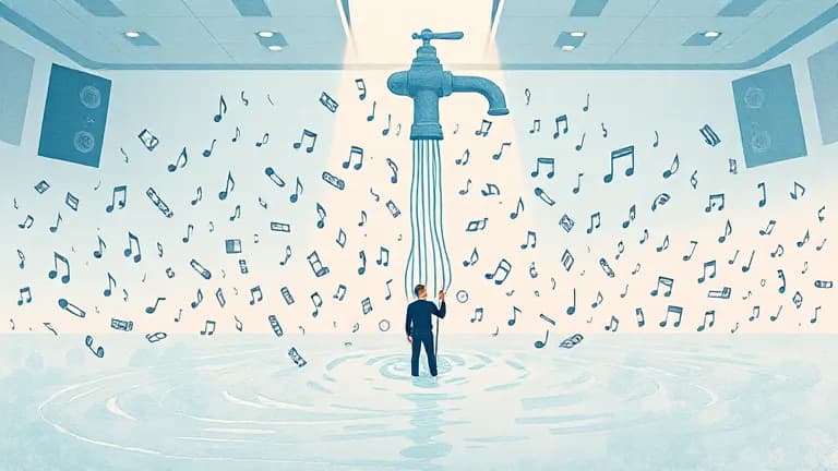 Deezer 說它平台上 44% 的新歌是 AI 生成的，但這個數字真正嚇到我的不是 AI 在創作，而是這意味著「發布一首歌」這件事的成本已經接近於零