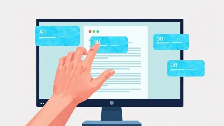 如何關閉 Google Docs 中的 AI 功能