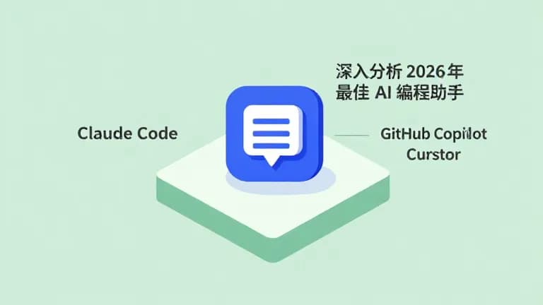 2026 最佳 AI 編程助手對決：Claude Code vs GitHub Copilot vs Cursor 功能比較
